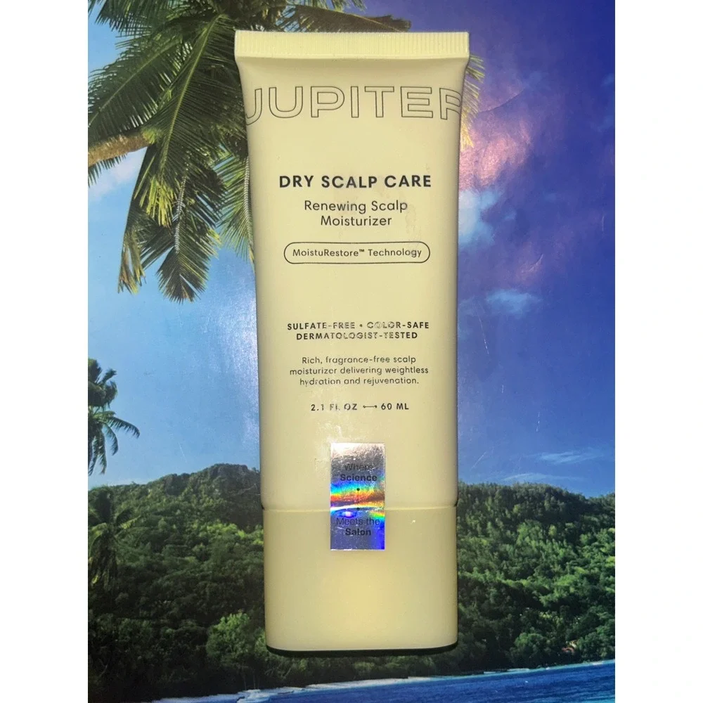Jupiter Dry Scalp Care Renewing Scalp Moisturizer 2.1oz 60ml Fragrance Free NEW